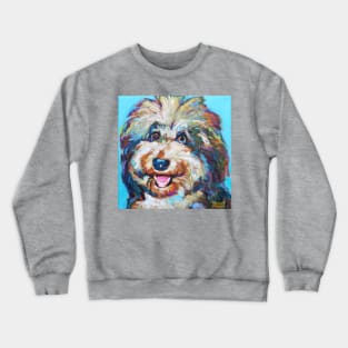 Olivia, the AussieDoodle Crewneck Sweatshirt